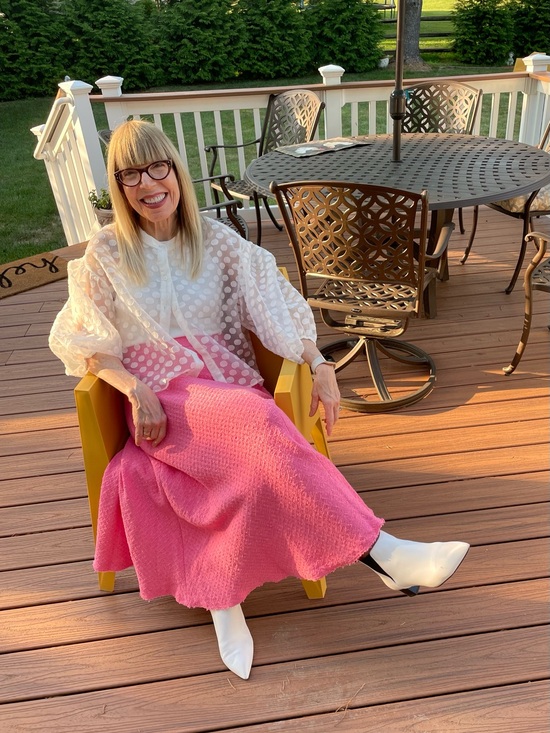 Zara Dresses & Skirts - Zara Pink Maxi Skirt with Textured Knit